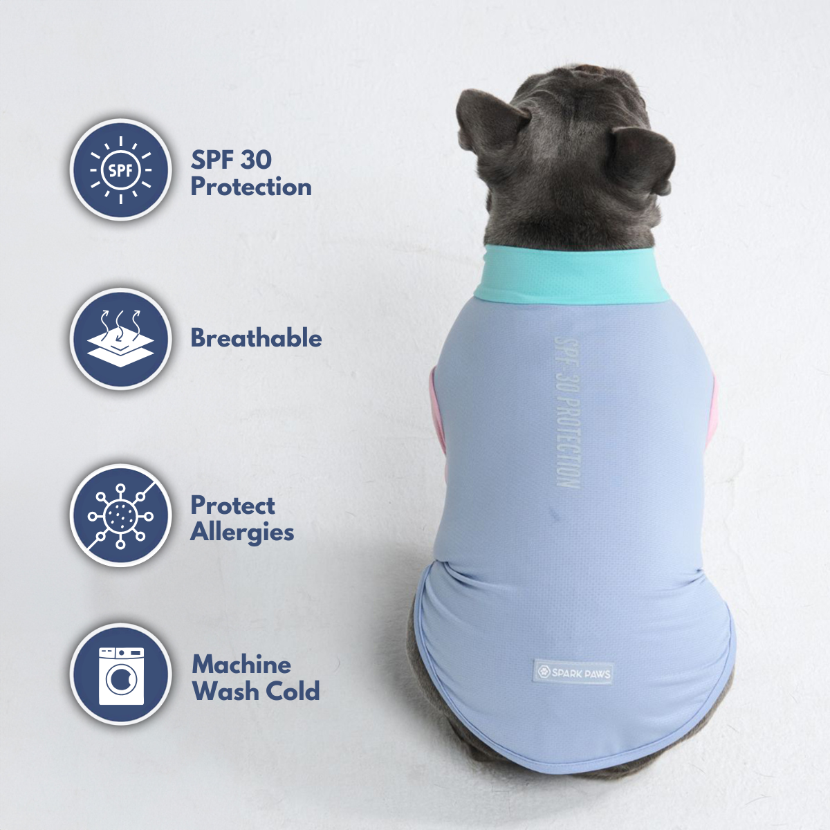 Sunblock Dog T-Shirt - Sorbet - Image 7