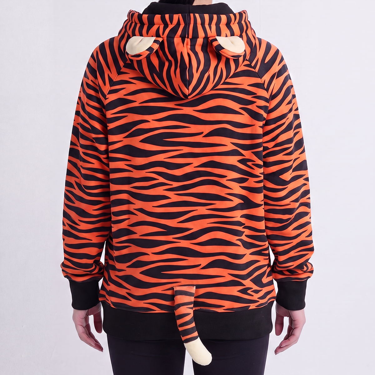 Halloween Human Hoodie - Tiger - Image 5