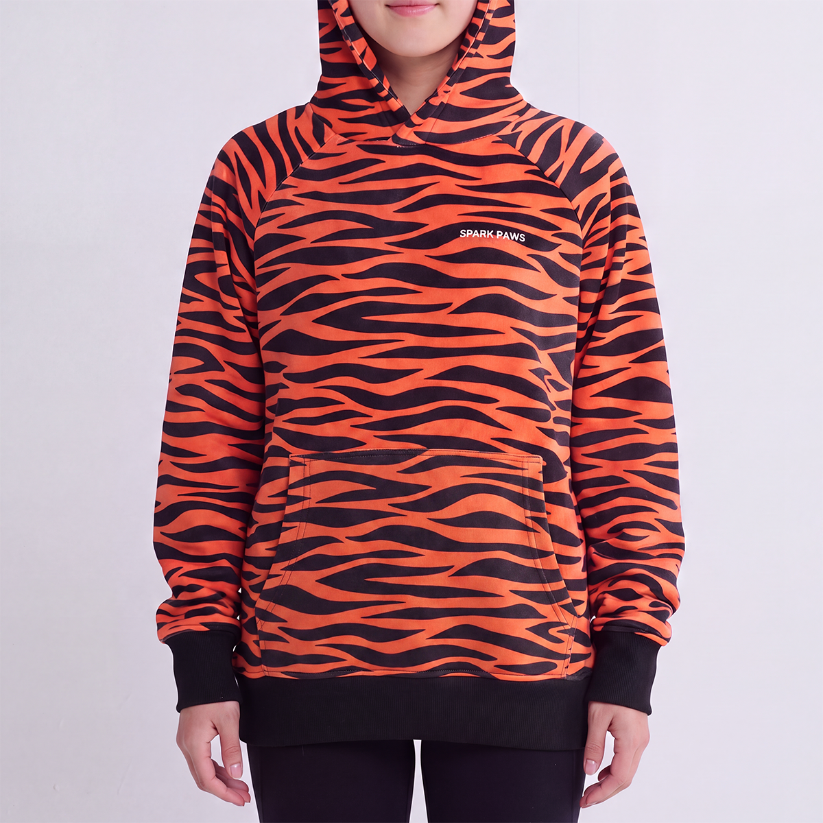 Halloween Human Hoodie - Tiger - Image 4