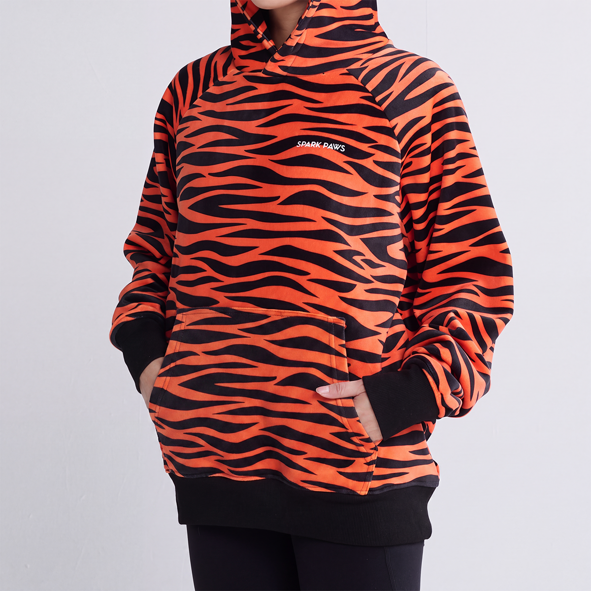 Halloween Human Hoodie - Tiger - Image 6
