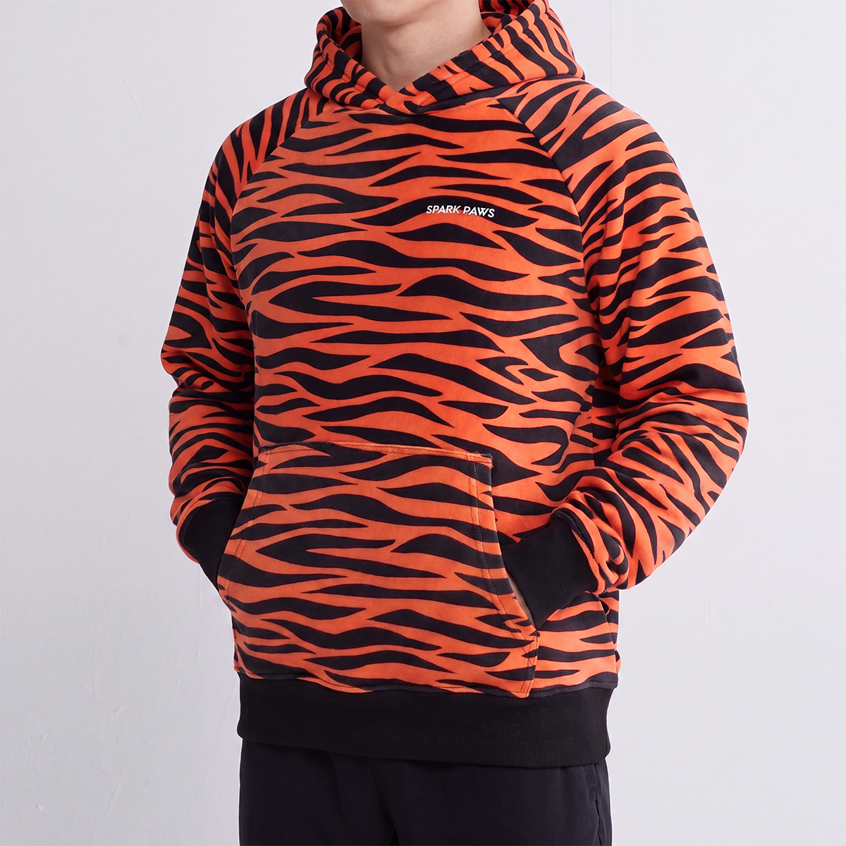 Halloween Human Hoodie - Tiger - Image 2