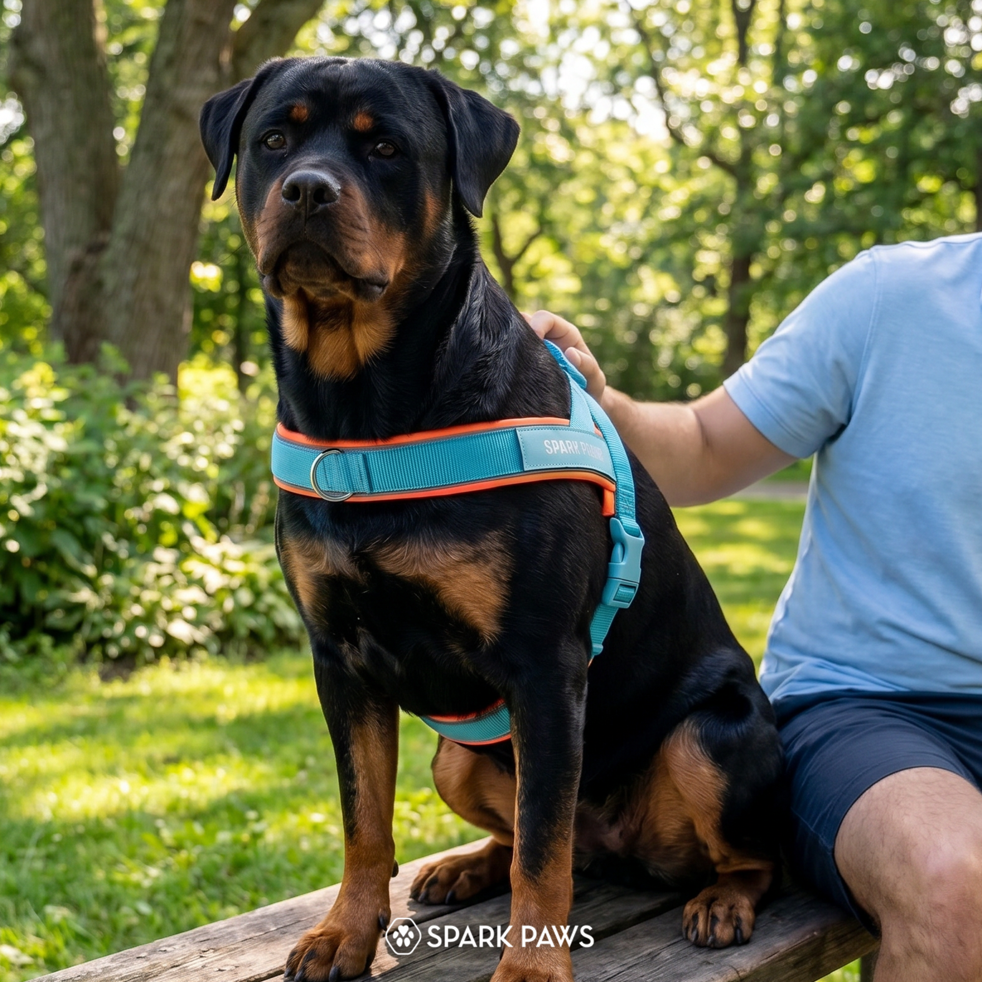 Grab & Go Harness - Teal & Apricot - Image 13