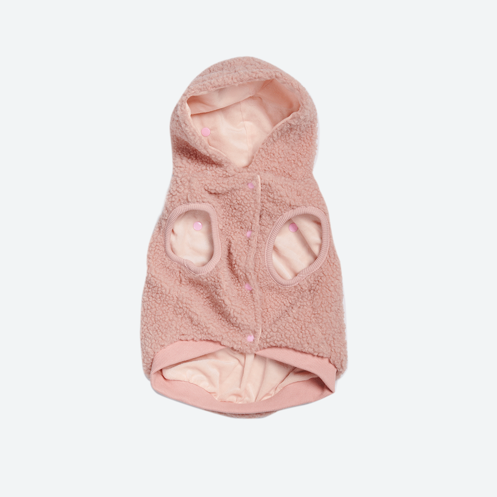 Teddy Sherpa Jacket - Pink - Image 2