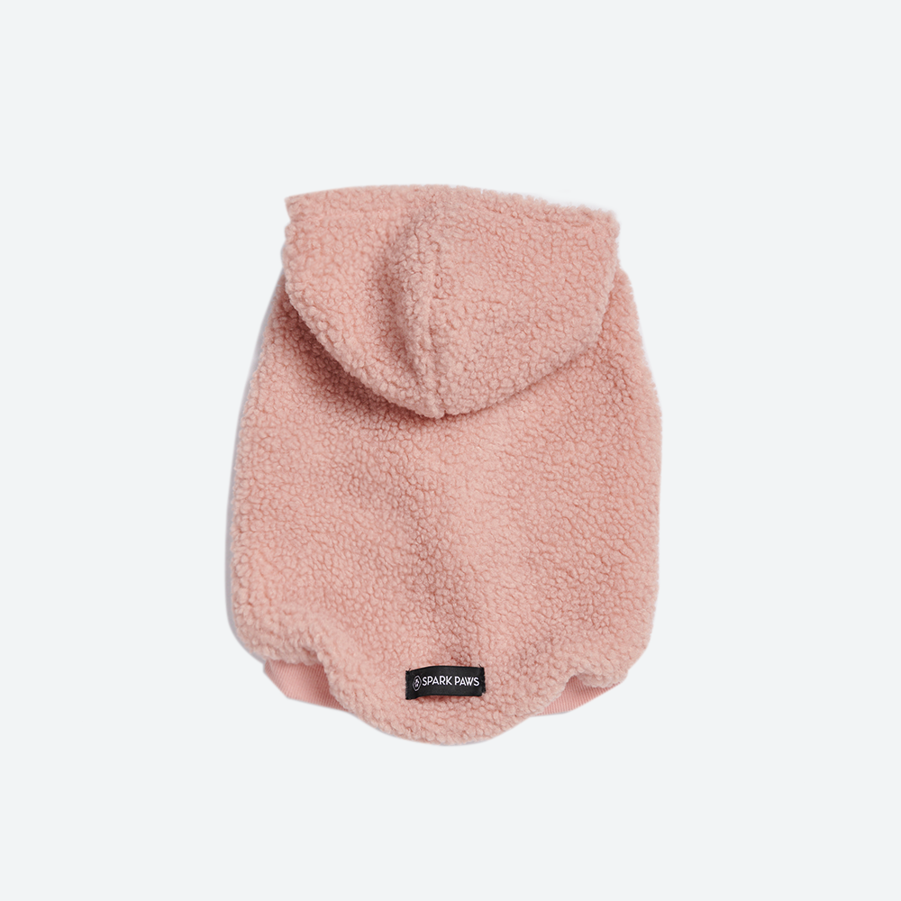 Teddy Sherpa Jacket - Pink - Image 4