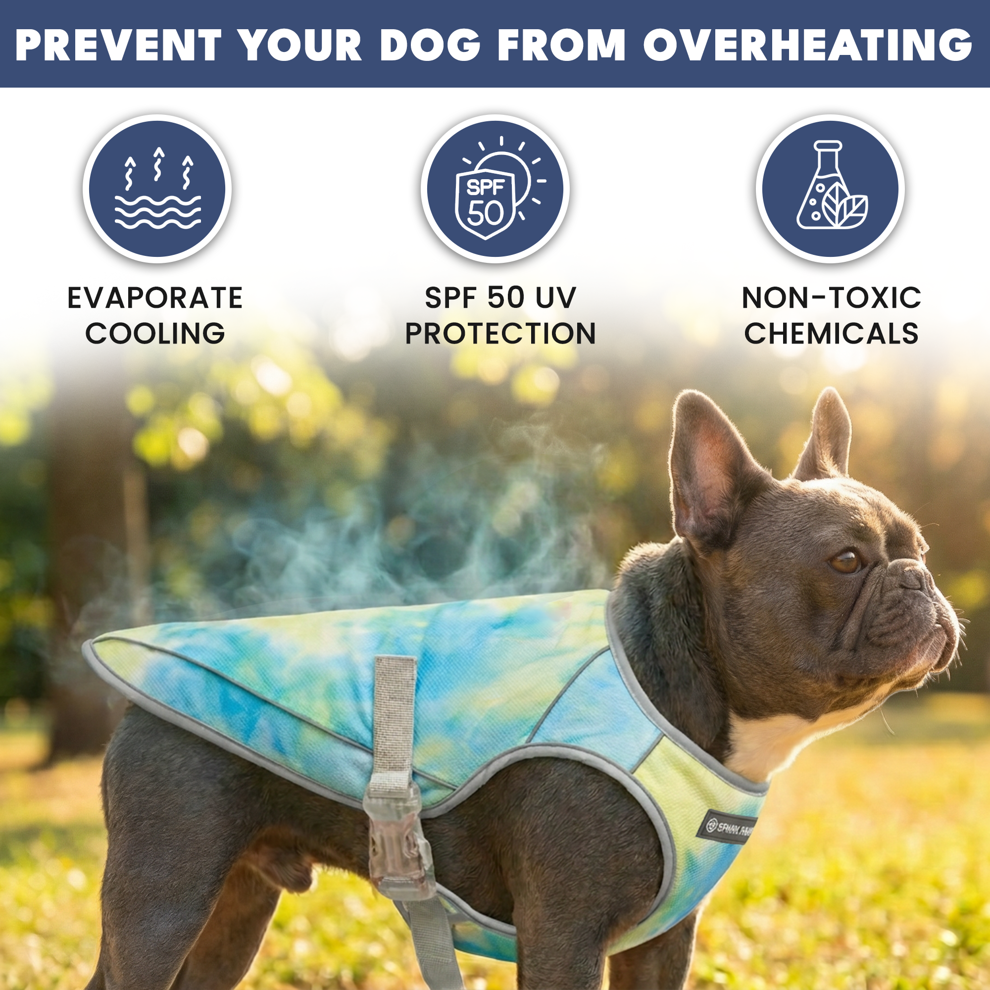 Dog Cooling Vest - Tropical Storm - Image 5