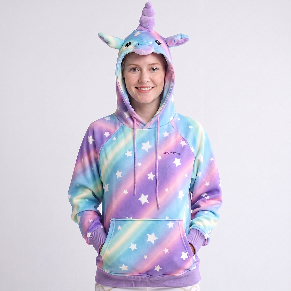 Halloween Human Hoodie - Unicorn - Image 2