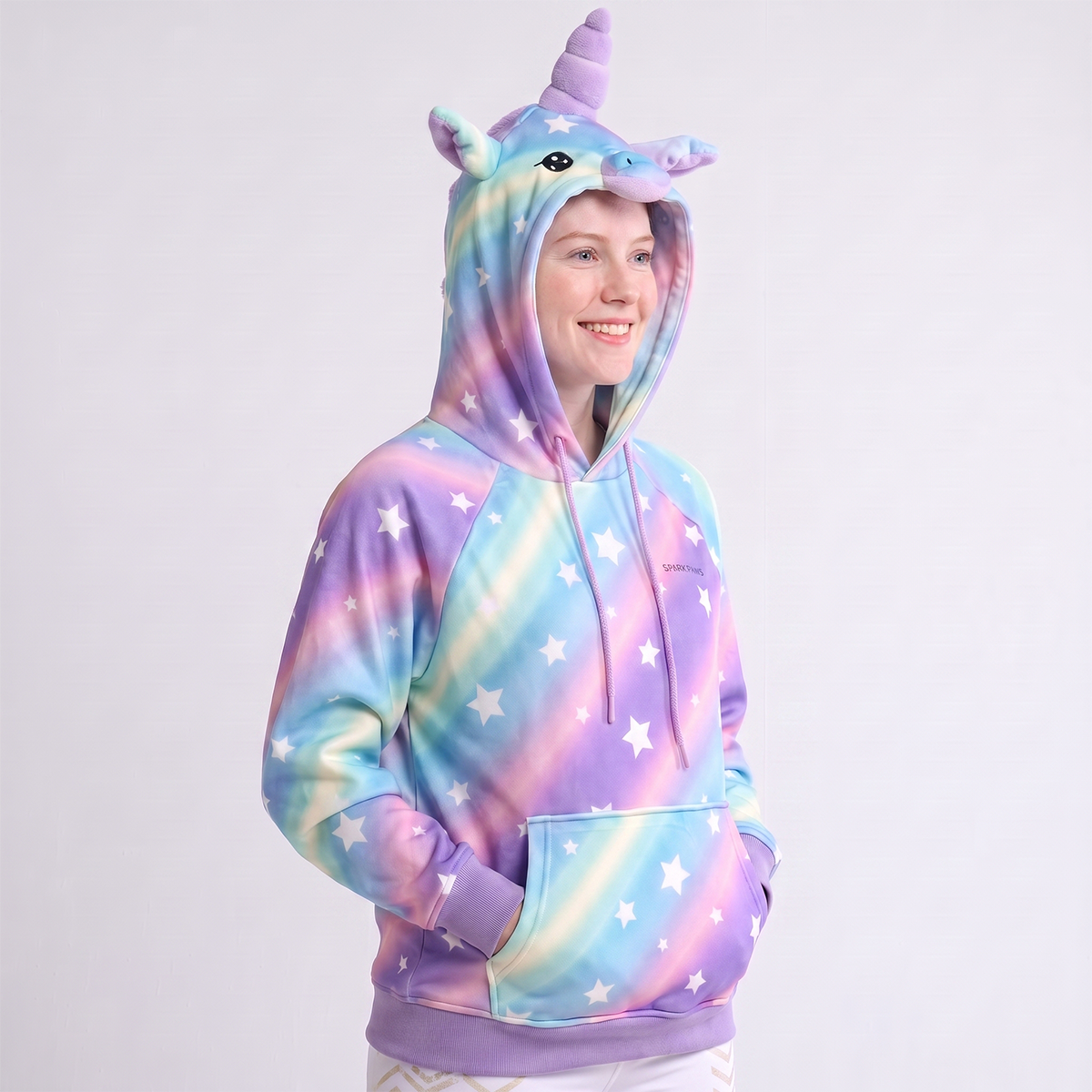 Halloween Human Hoodie - Unicorn - Image 4