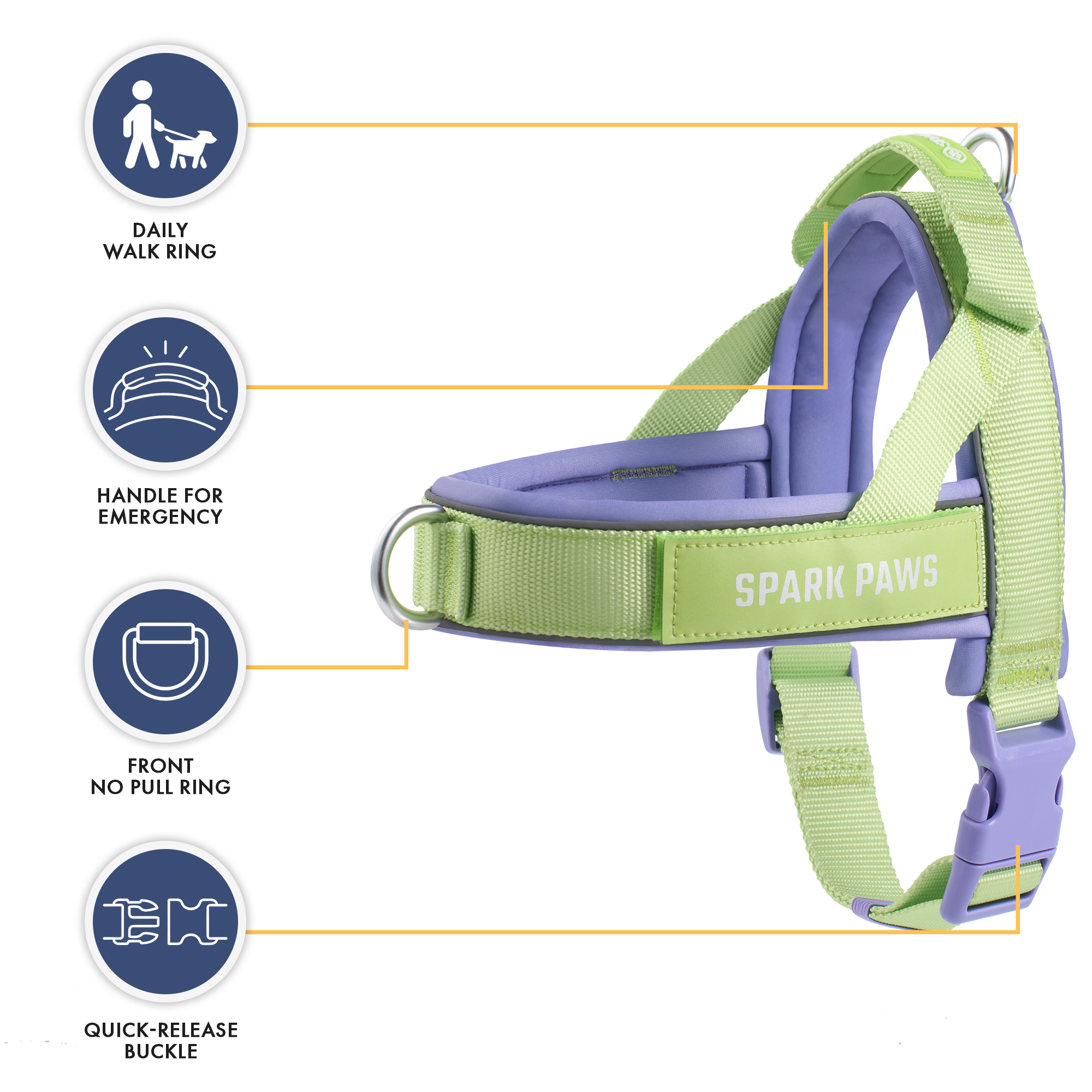 Grab & Go Harness - Violet Lime - Image 9