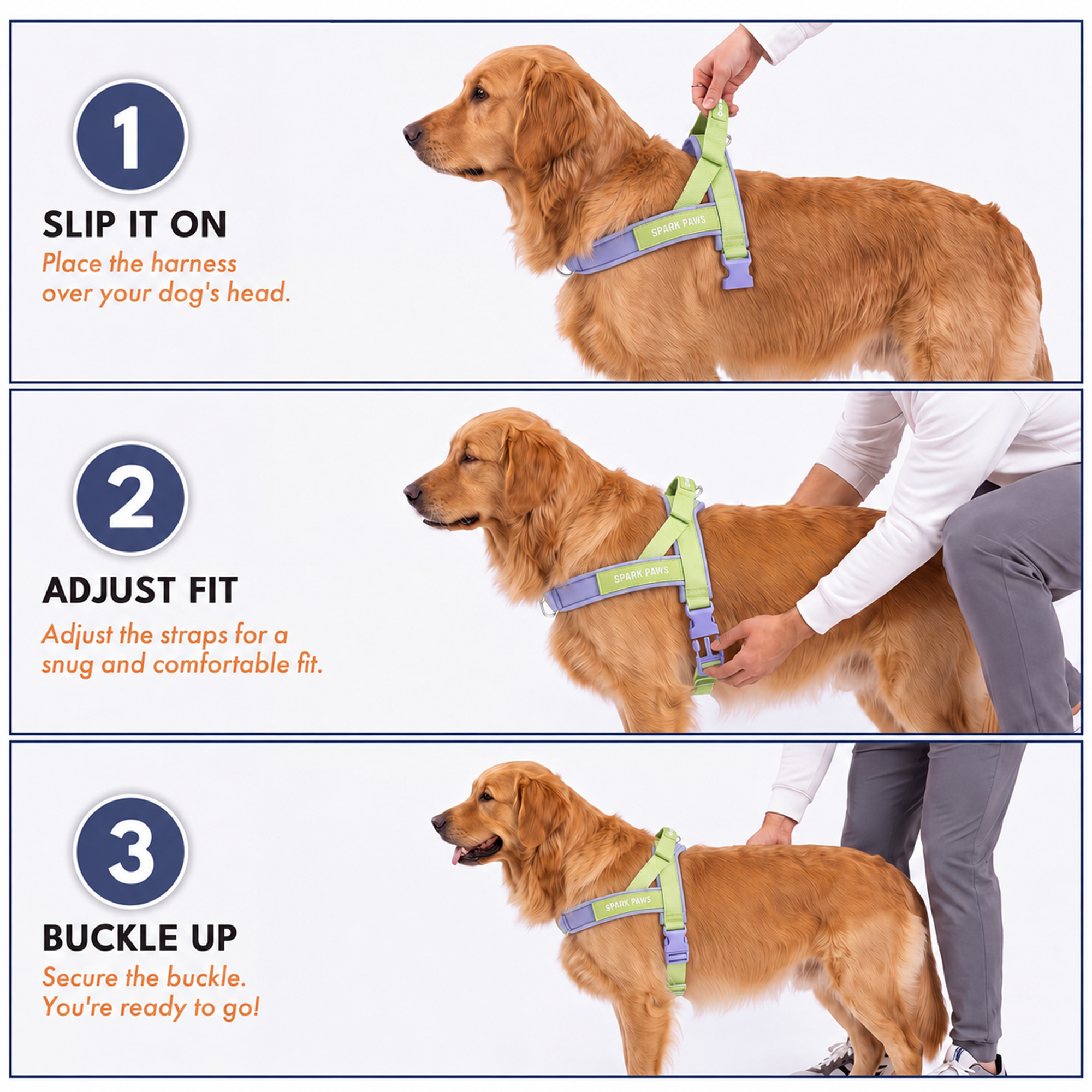 Grab & Go Harness - Violet Lime - Image 11