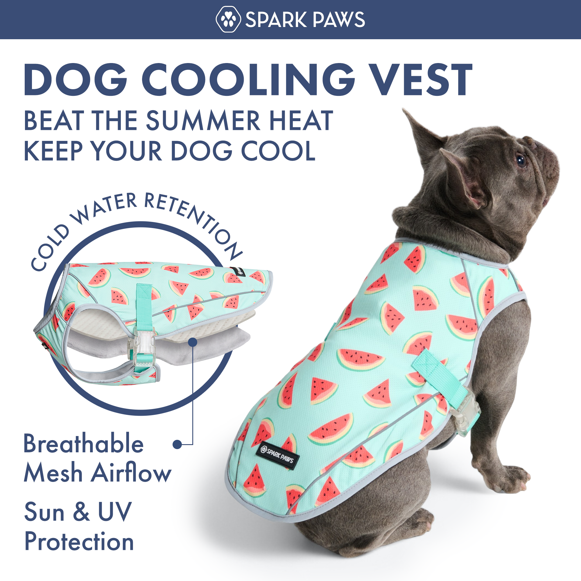 Dog Cooling Vest - Watermelon - Image 10