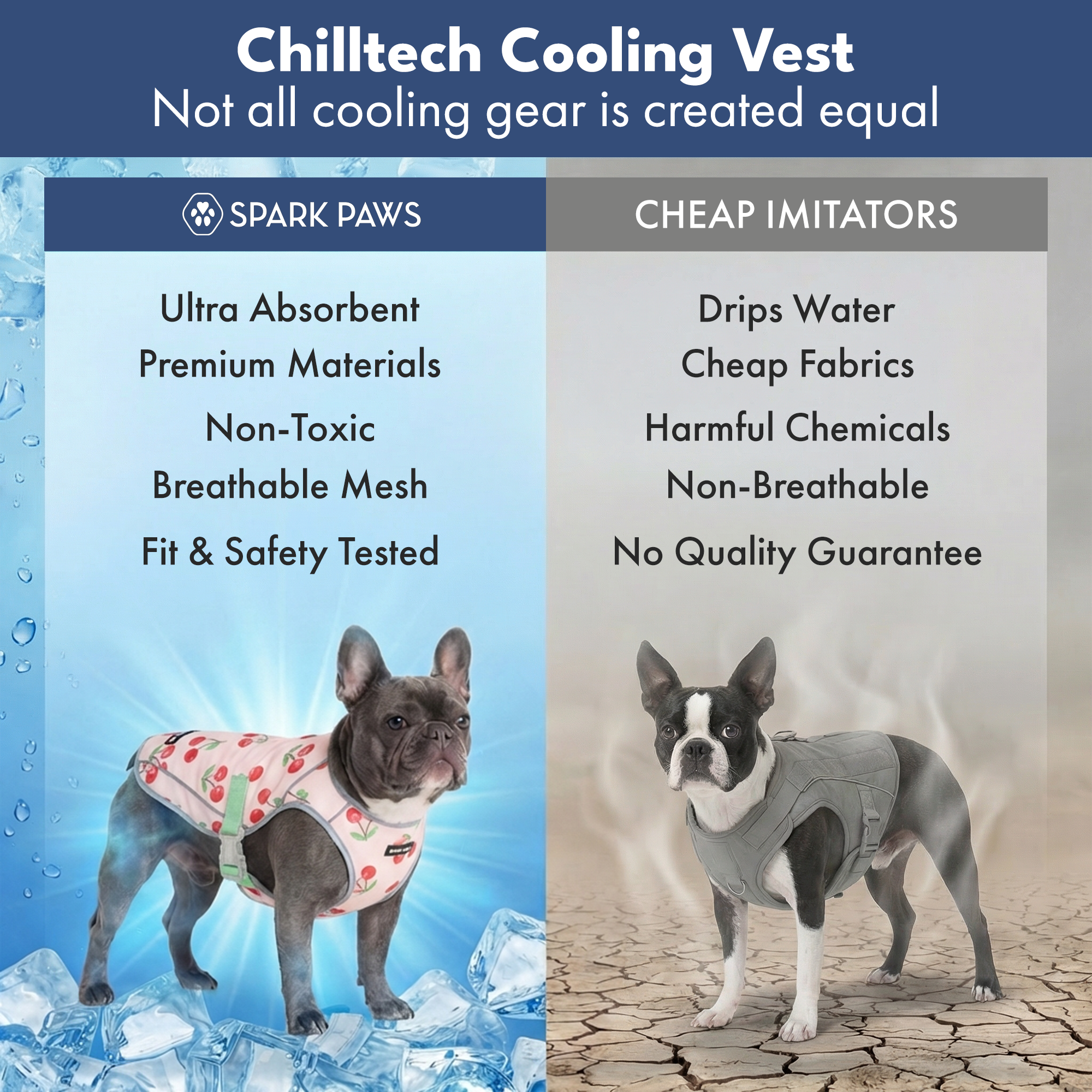 Dog Cooling Vest (2-pack) - Cherries & Popsicles - Image 5