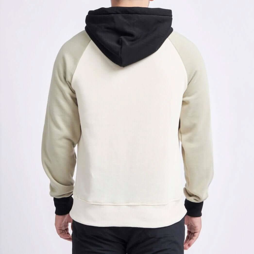 Olive Cream Human Hoodie - Image 3