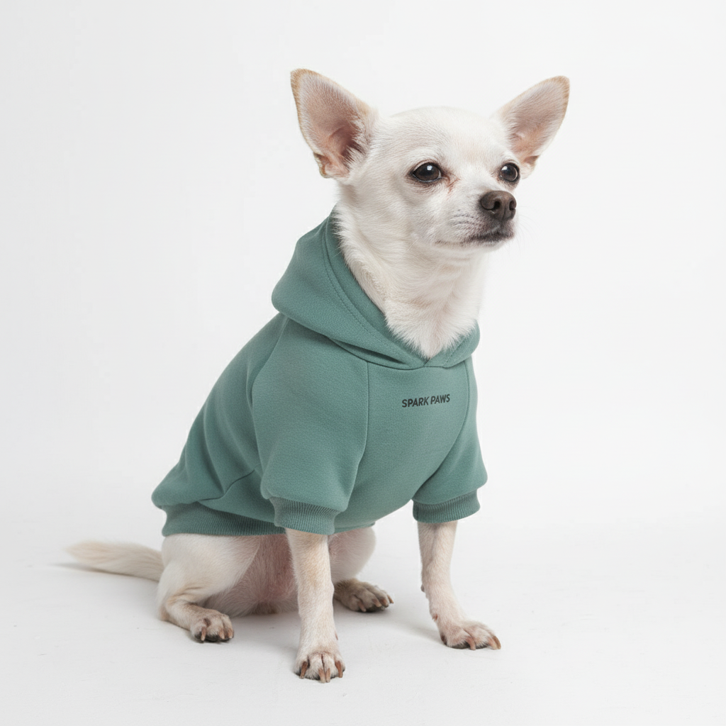 Essential Dog Hoodie - Teal - Image 2