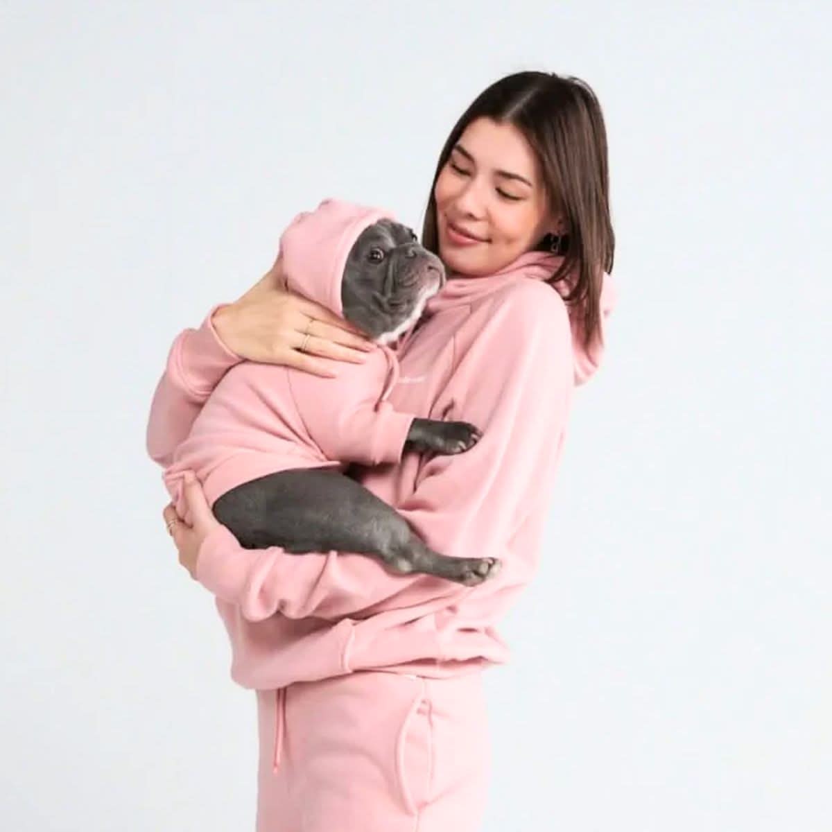 Essential Dog Hoodie - Dusty Pink - Image 11