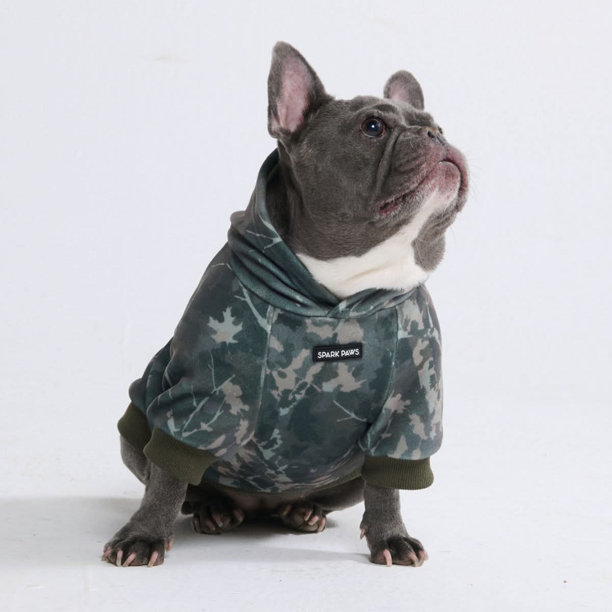 Concrete Wood Dog Hoodie - Timber - Image 3