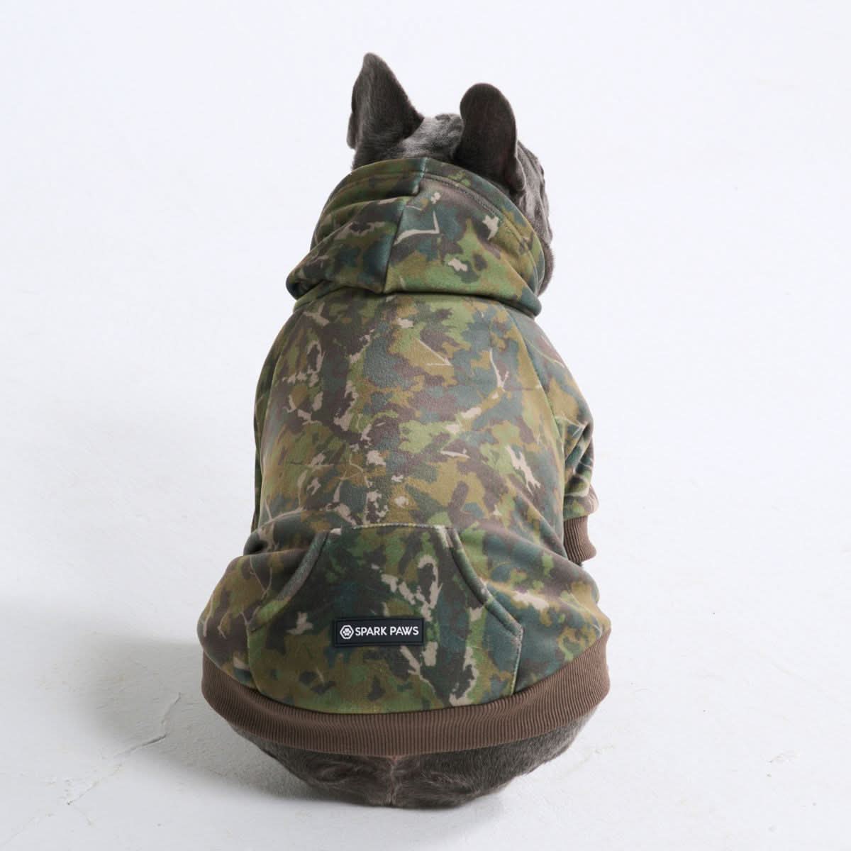 Concrete Wood Dog Hoodie - Moss - Image 11