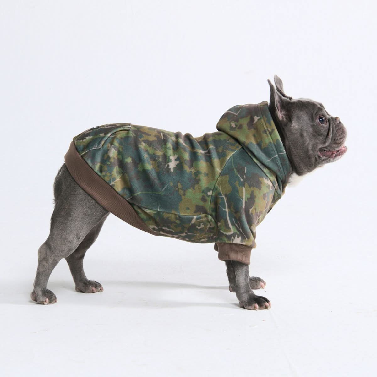 Concrete Wood Dog Hoodie - Moss - Image 12