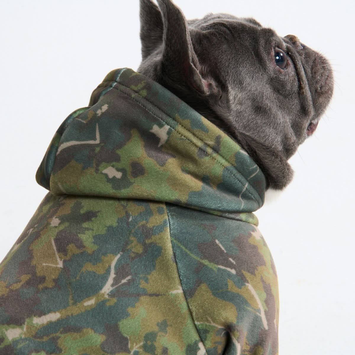 Concrete Wood Dog Hoodie - Moss - Image 13