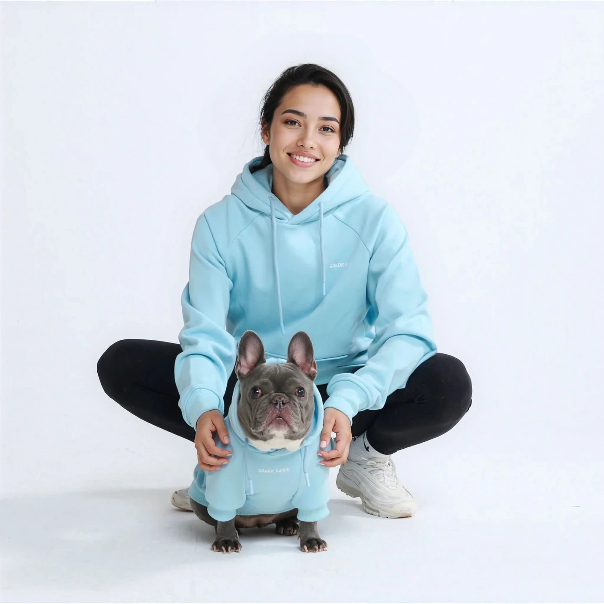 Essential Dog Hoodie - Baby Blue - Image 11