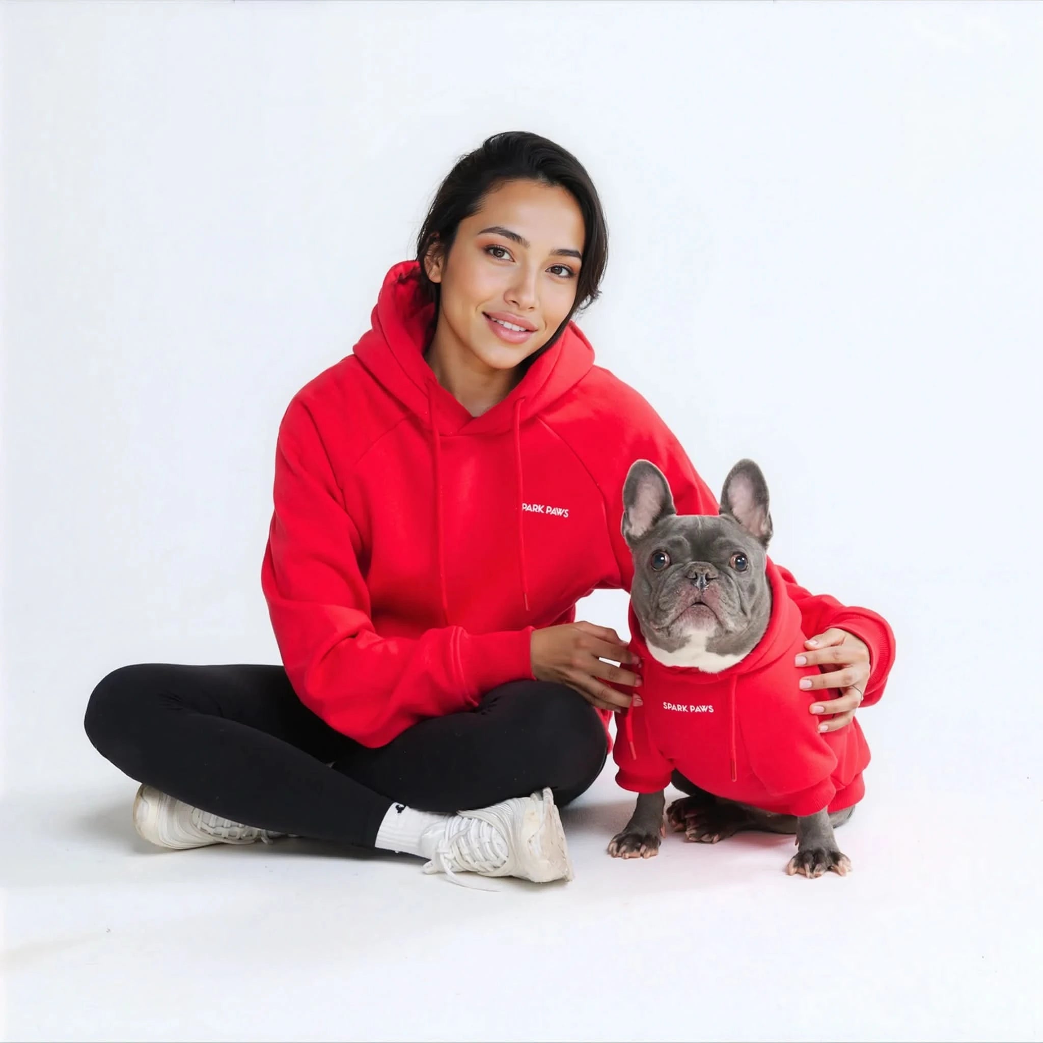 Essential Dog Hoodie - Crimson Red - Image 11