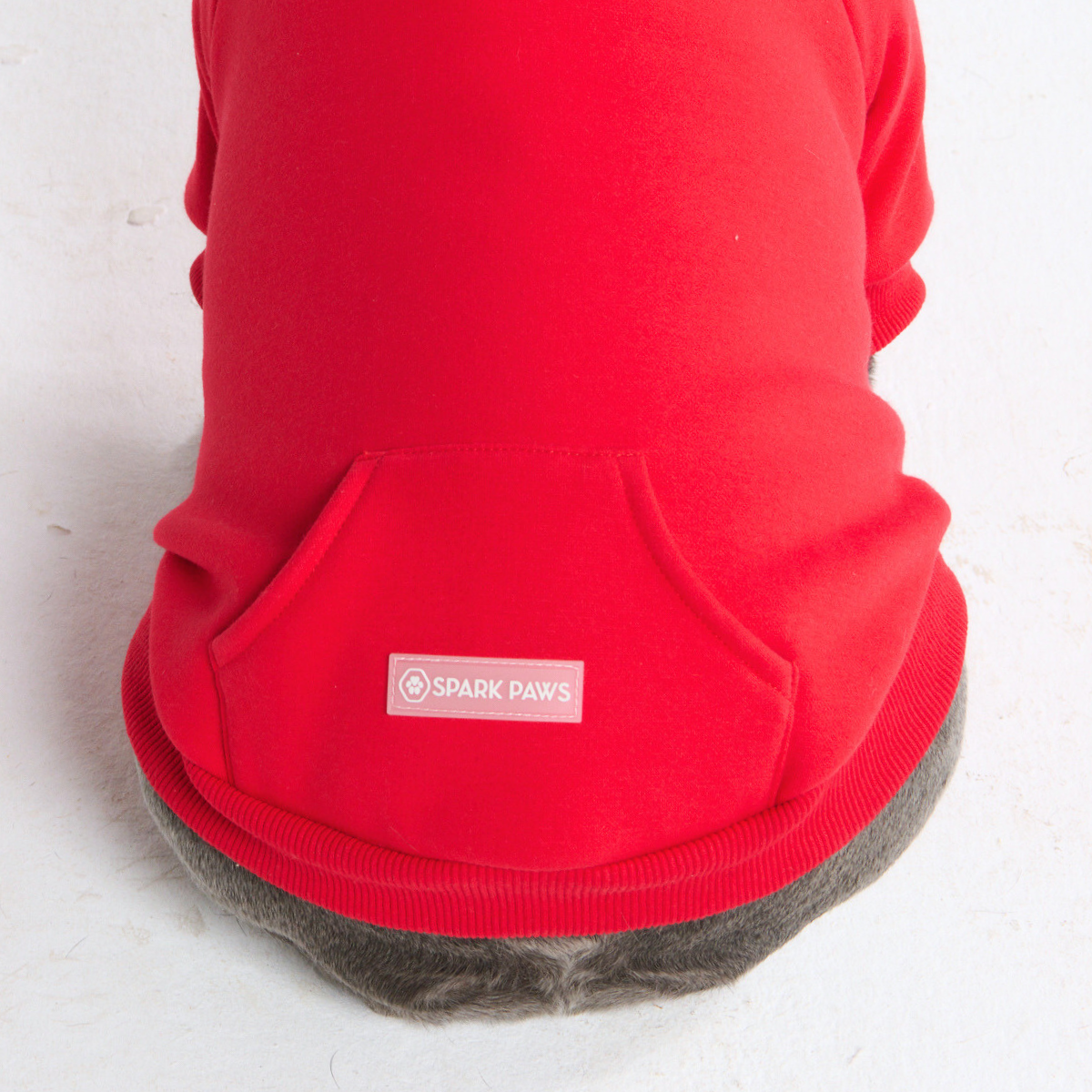 Essential Dog Hoodie - Crimson Red - Image 10