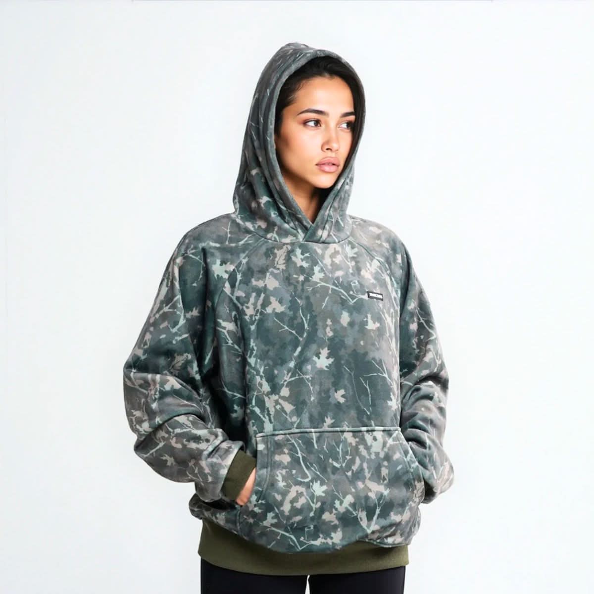 Concrete Wood Human Hoodie - Timber - Image 2
