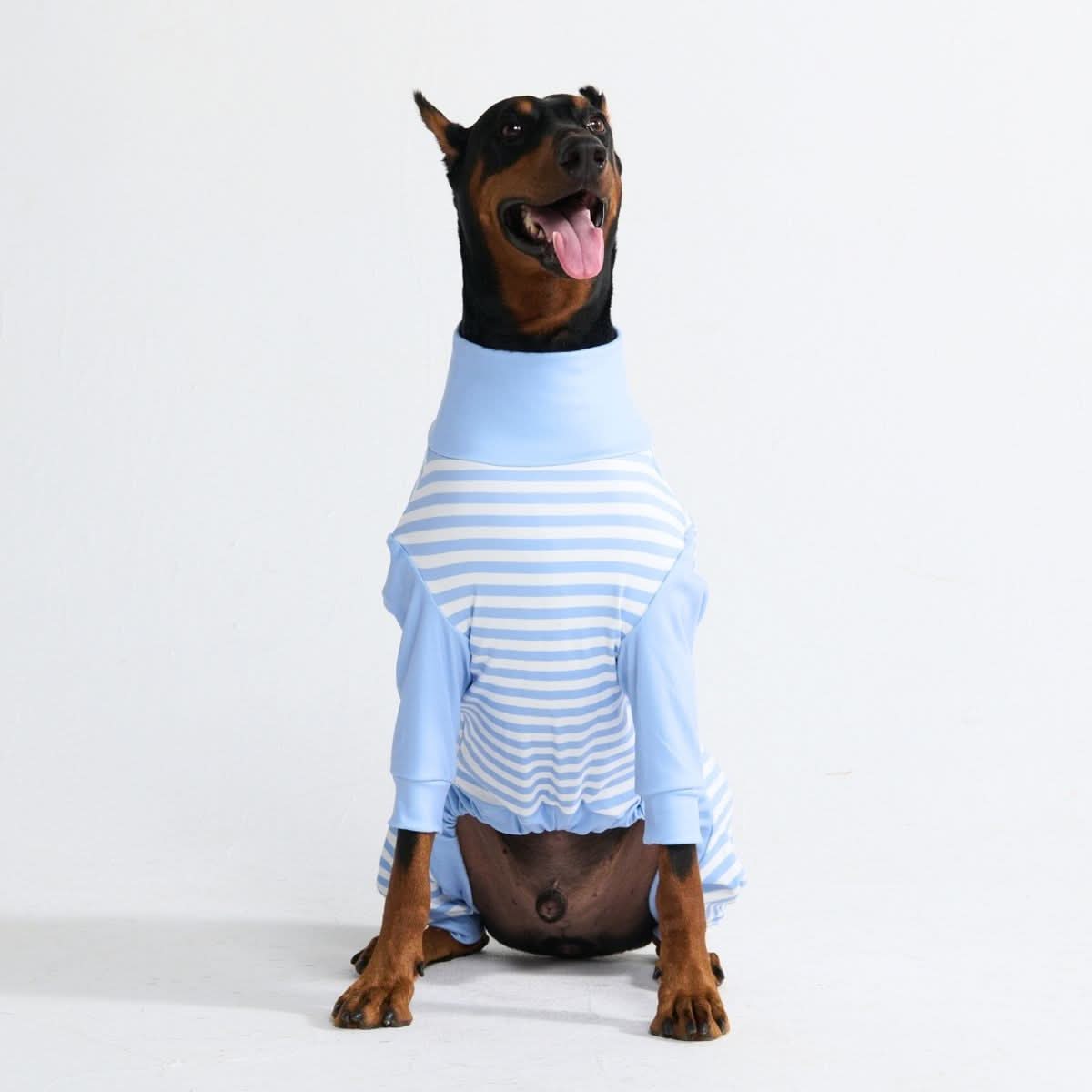 Dog Pajama - Blue Stripes - Image 3