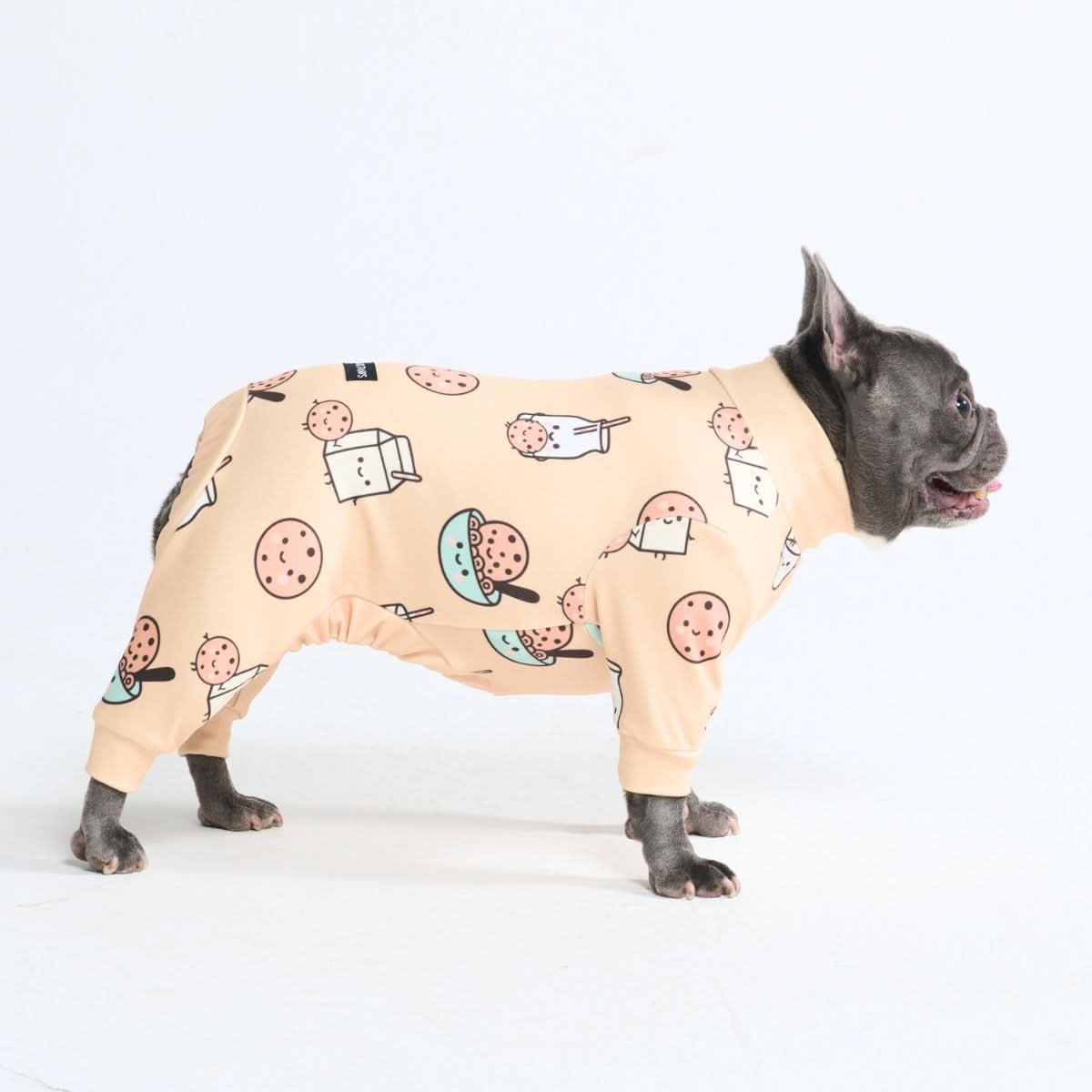 Dog Pajama - Cookies and Milk