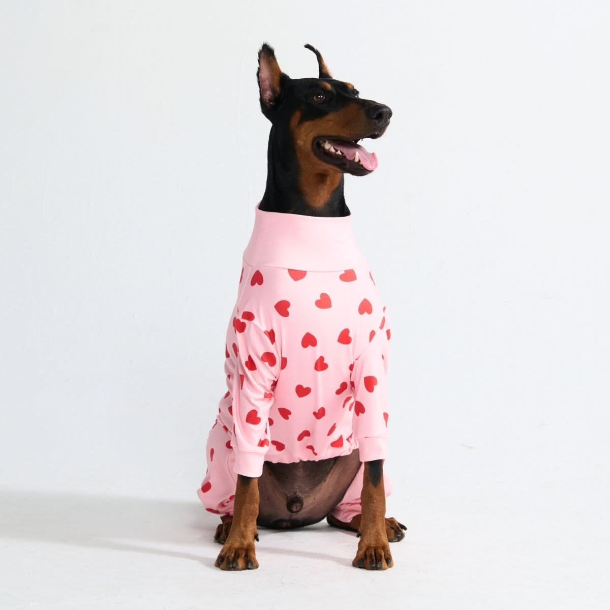 Dog Pajama - Pink Hearts - Image 5