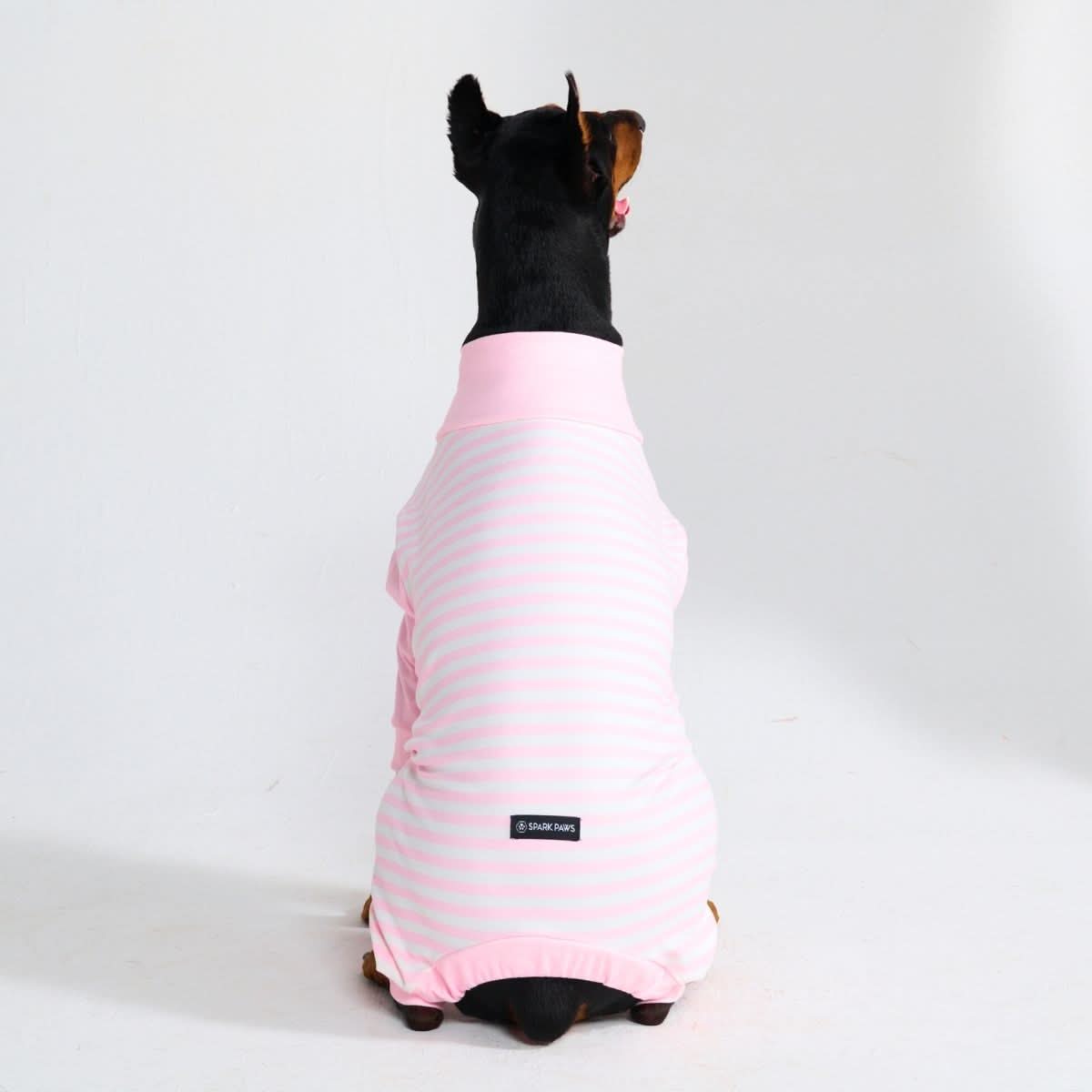 Dog Pajama - Pink Stripes - Image 2