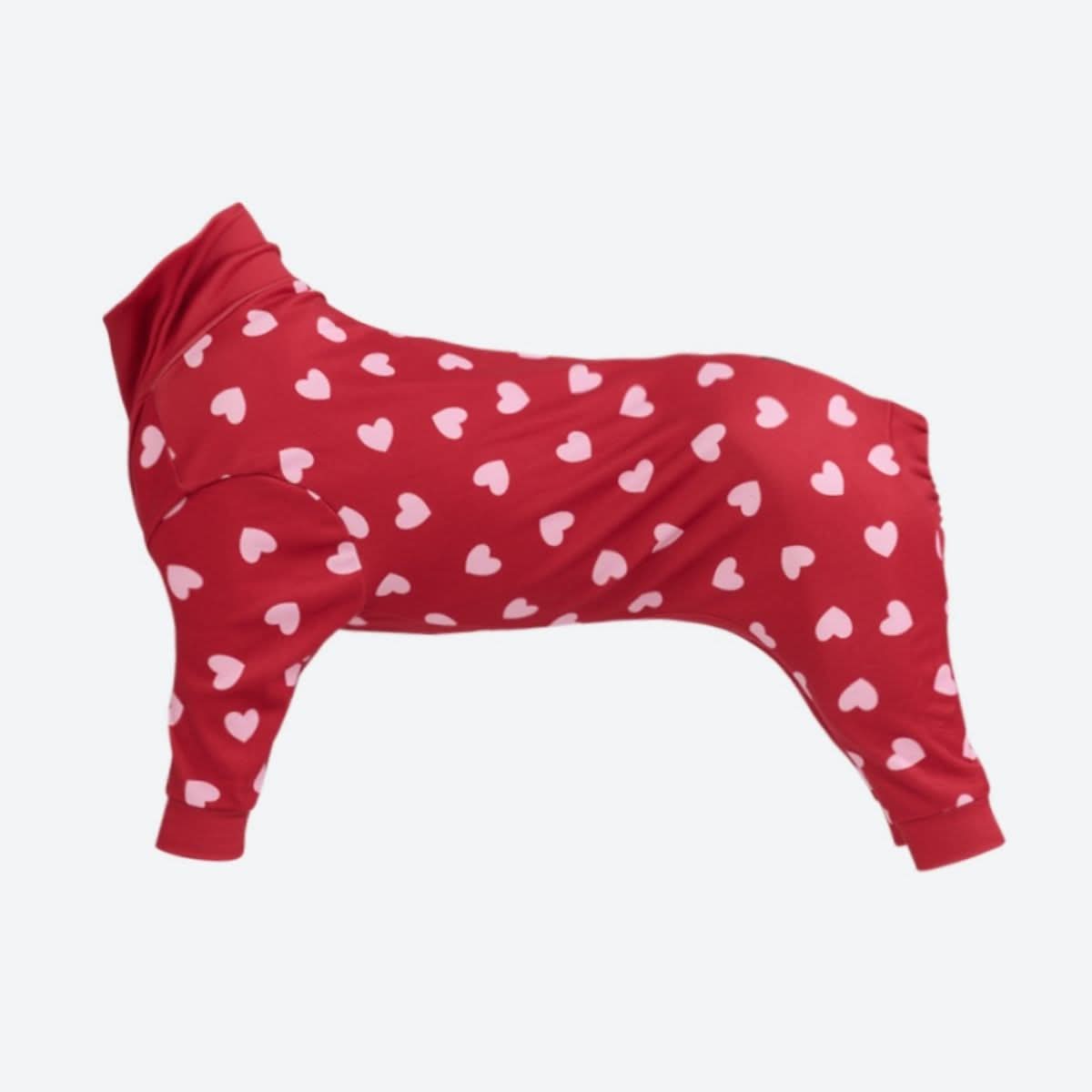 Dog Pajama - Red Hearts - Image 5