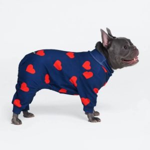 Dog Pajama - Hearts