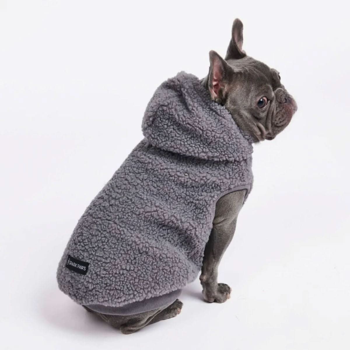 Teddy Sherpa Jacket - Grey - Image 11