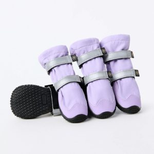 Dog Rainboots. Waterproof Dog Shoes - Lilac