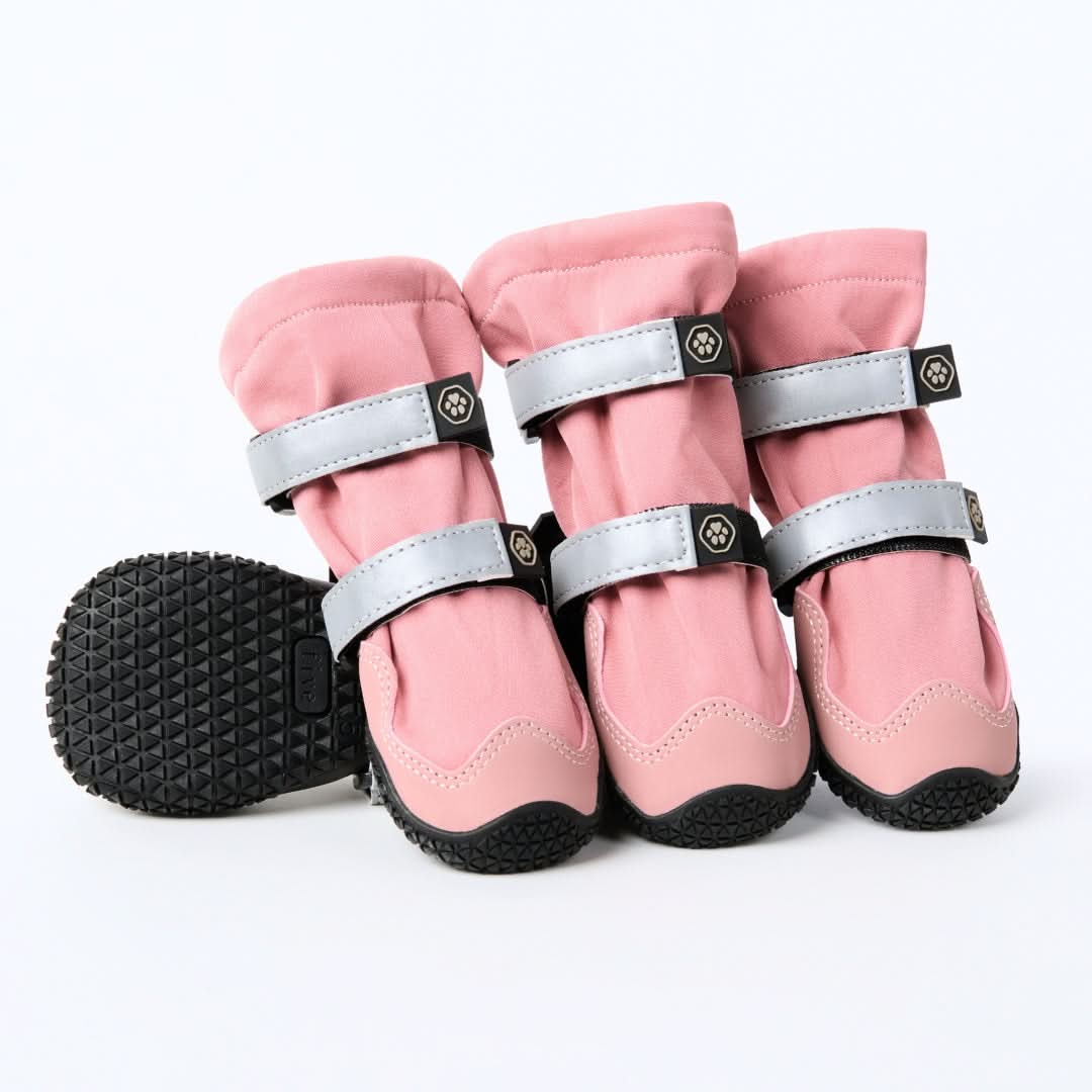 Dog Rainboots. Waterproof Dog Shoes - Pink