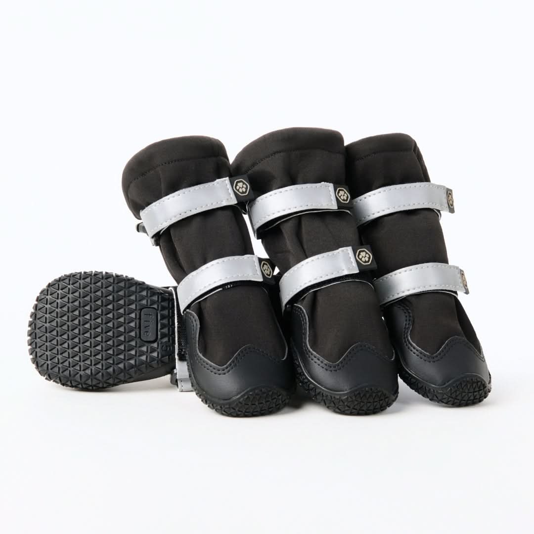 Dog Rainboots. Waterproof Dog Shoes - Black