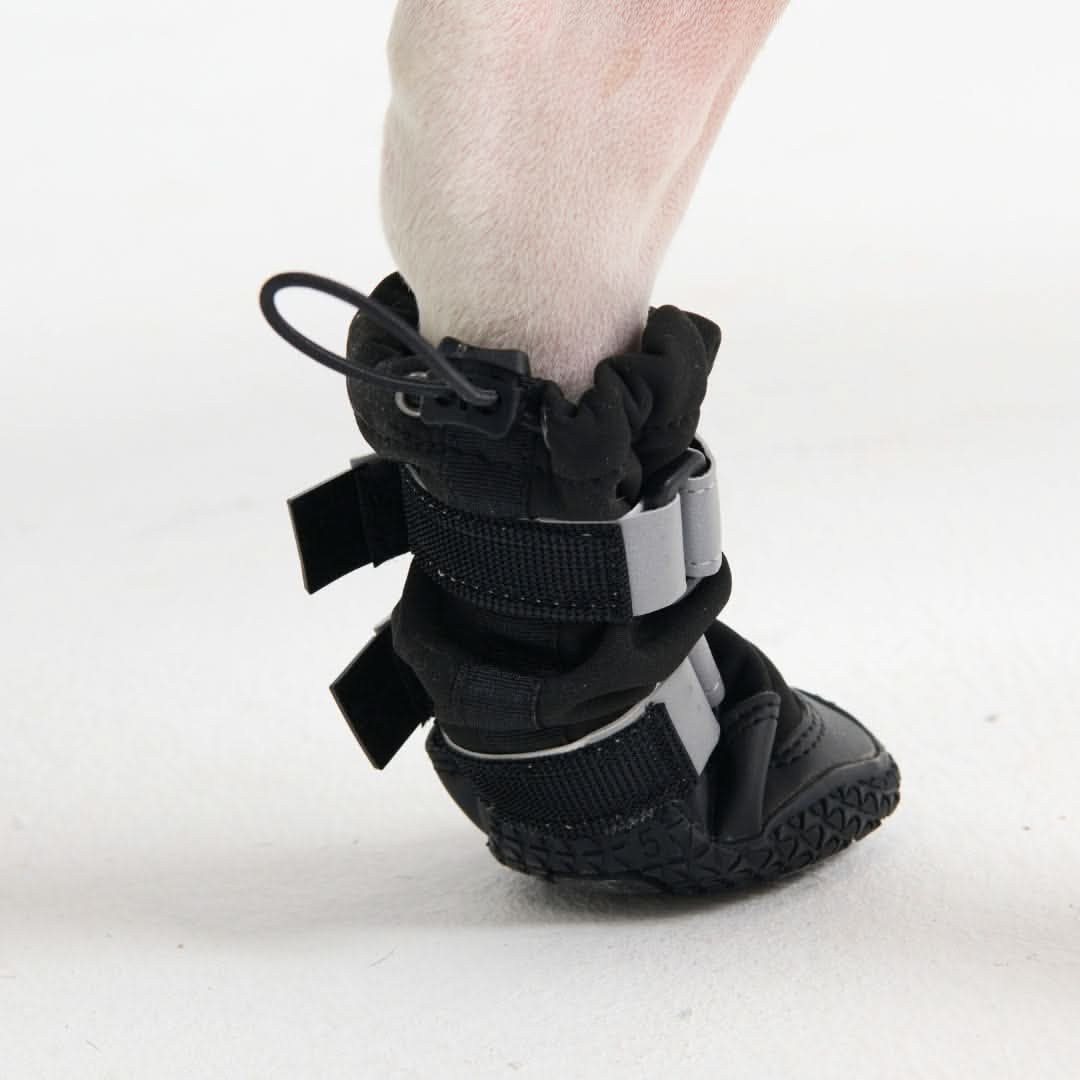 Dog Rainboots. Waterproof Dog Shoes - Black - Image 4