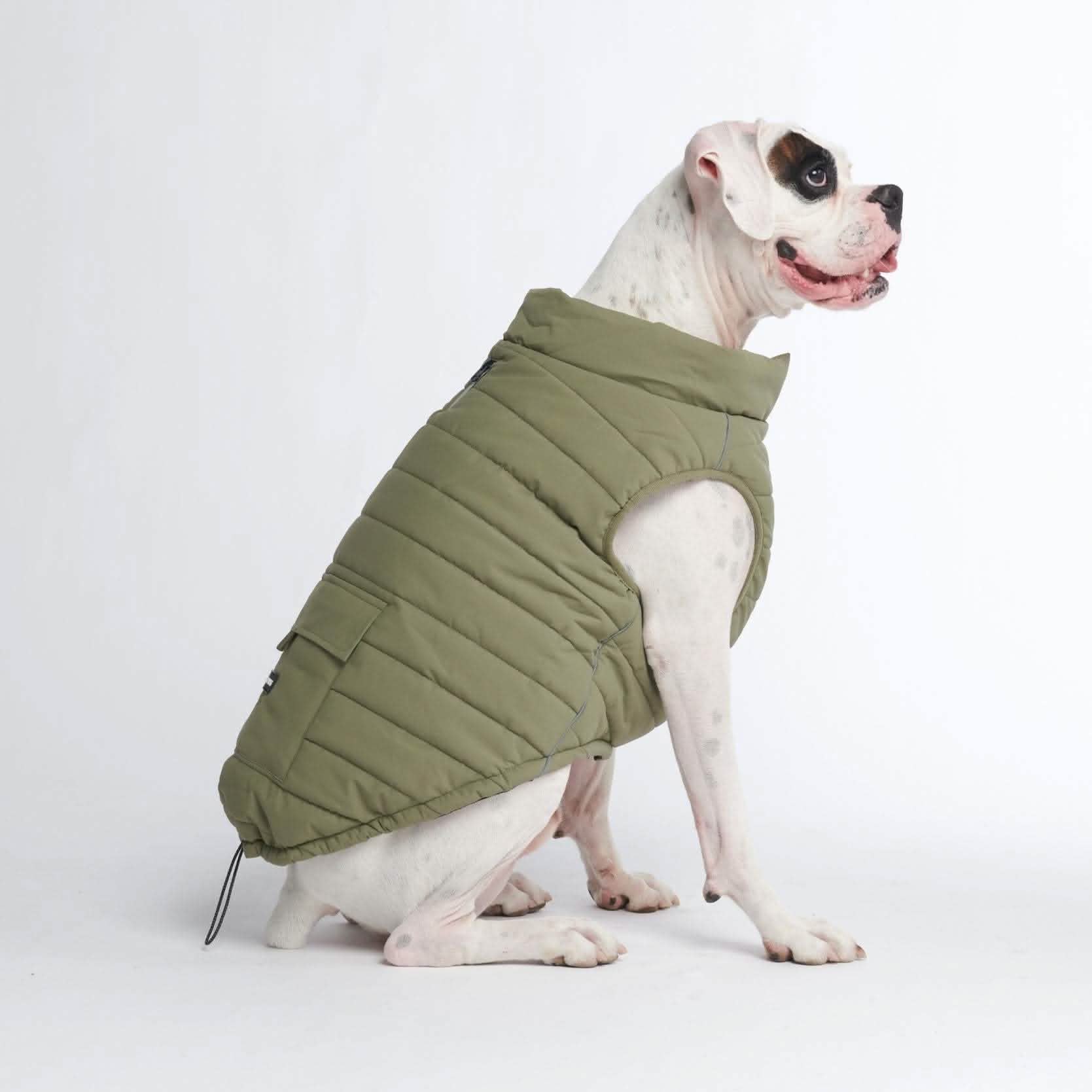 WarmShield Water-Resistant Jacket - Olive - Image 7