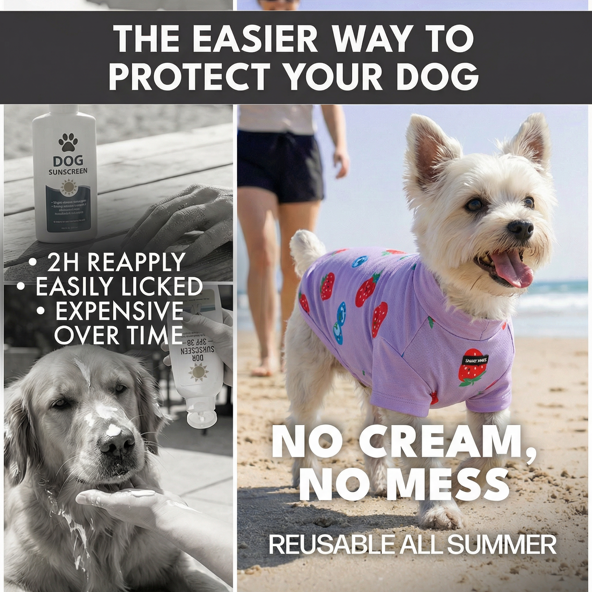 Sunblock Dog T-Shirt (3-pack) - Gelato. Yuzu. Berries - Image 8