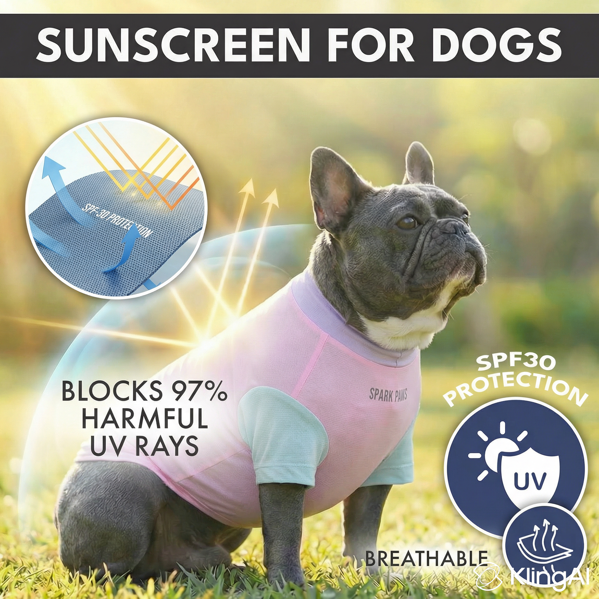Sunblock Dog T-Shirt (3-pack) - Gelato. Yuzu. Berries - Image 5
