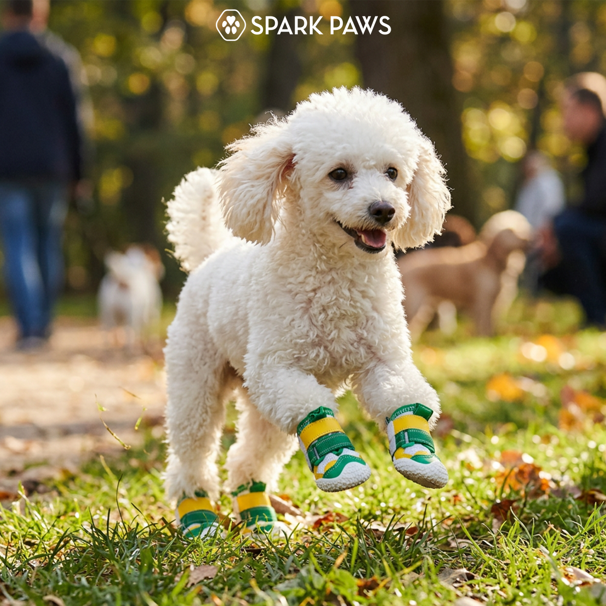Hot Pavement Pawtector Dog Shoes - Green Yellow - Image 6