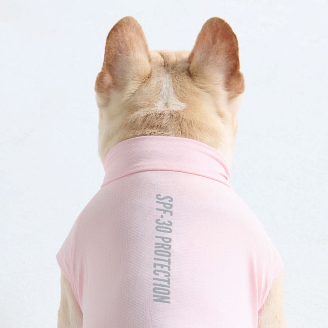 Sunblock Dog T-Shirt - Light Pink - Image 3