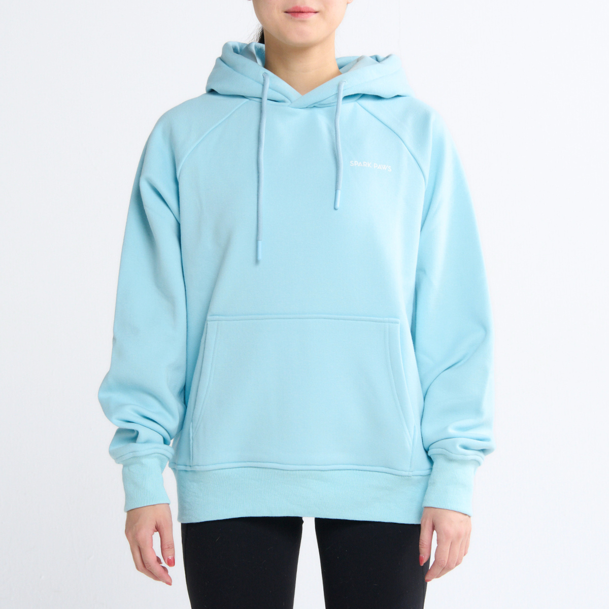 Essential Human Hoodie - Baby Blue - Image 2