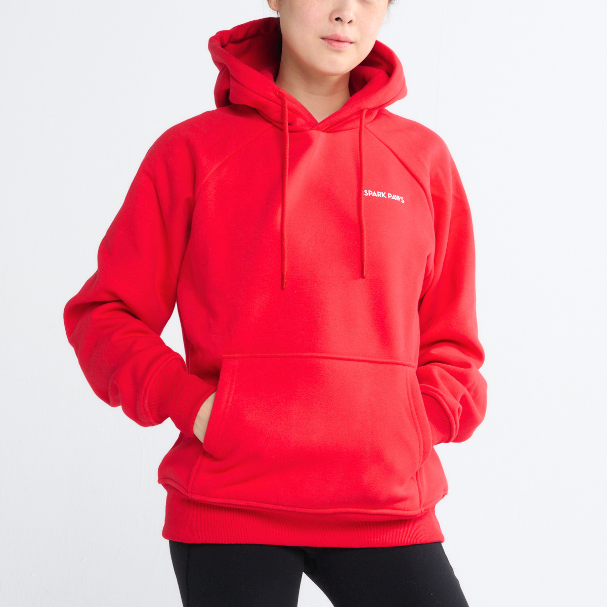 Essential Human Hoodie - Crimson Red - Image 2