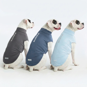 Sunblock Dog T-Shirt (3-pack) - Navy Blue. Dark Grey. Blue