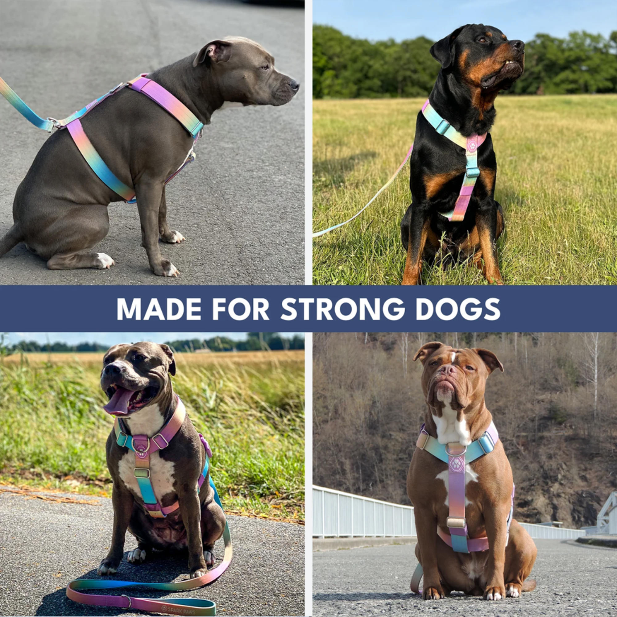 Comfort Control No-Pull Dog Harness and Multipurpose Leash Set - Pastel Icing - Image 6
