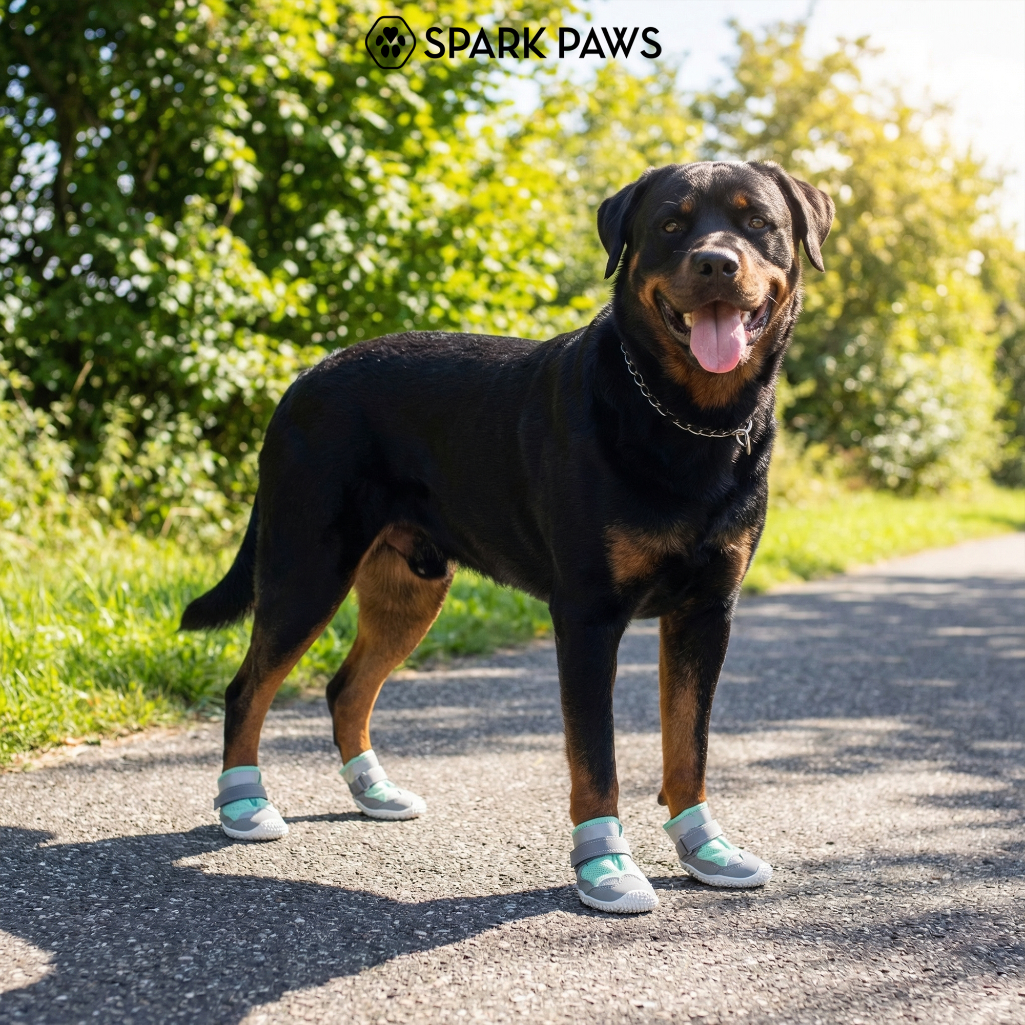 Hot Pavement Pawtector Dog Shoes - Teal - Image 6